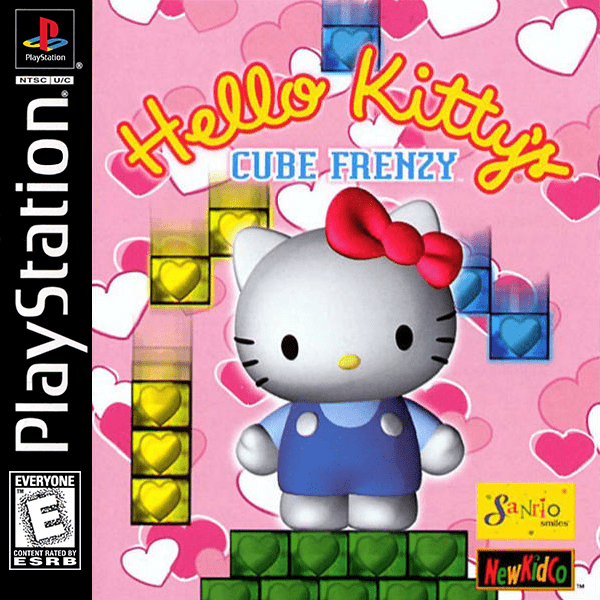 Hello Kitty Cube Frenzy box art for Playstation